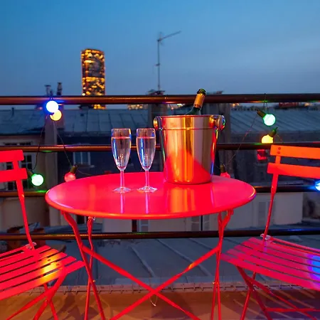 Eiffel Tower View Terrace Saint Germain Des Pres Daire